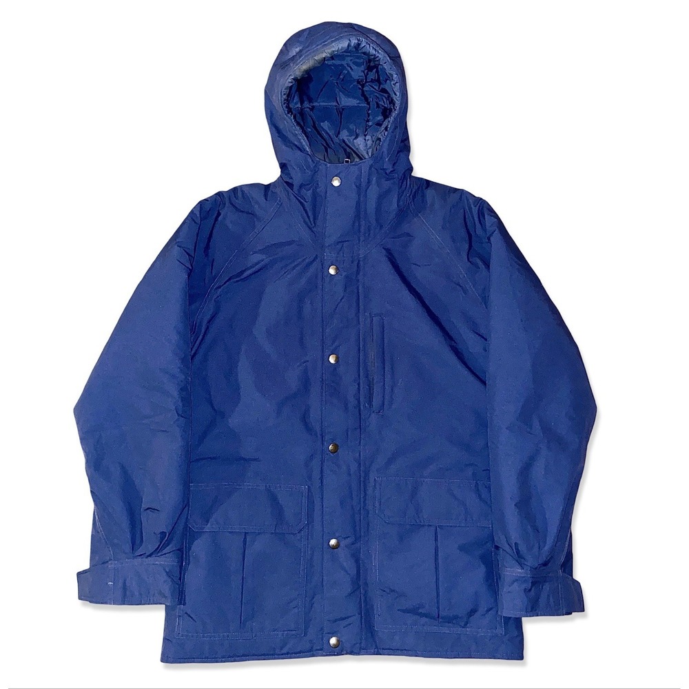 Vintage Cabelas Goretex Thinsulate Jacket Blue Size Small Parka Mens Hunting